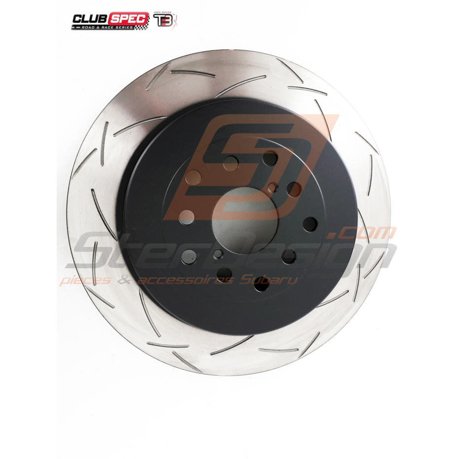 Disque Arrière Rainurés DBA 4000 Subaru STI 2008 2017 Stef Design