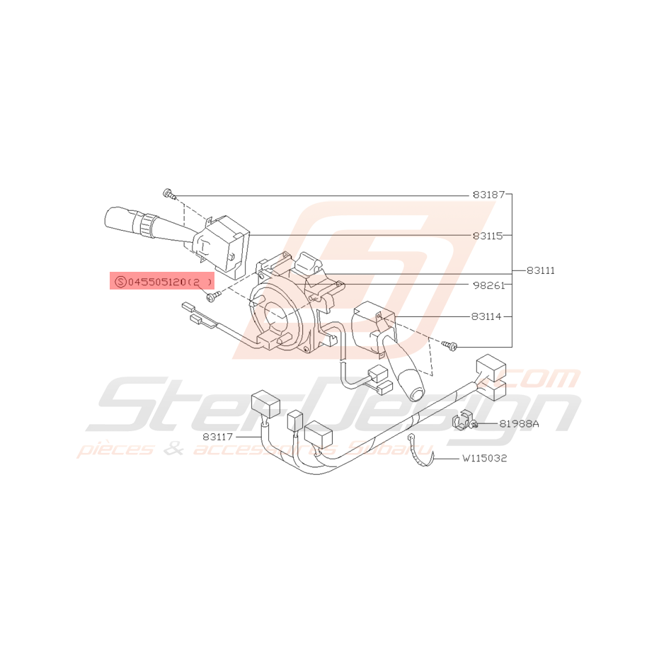 Vis Origine Subaru Gt Wrx Sti Stef Design