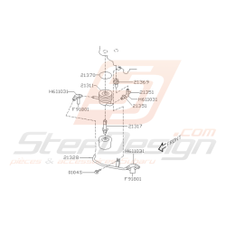 Schéma Modine d Huile Origine Subaru WRX 01 05 STI 01 07 Stef Design