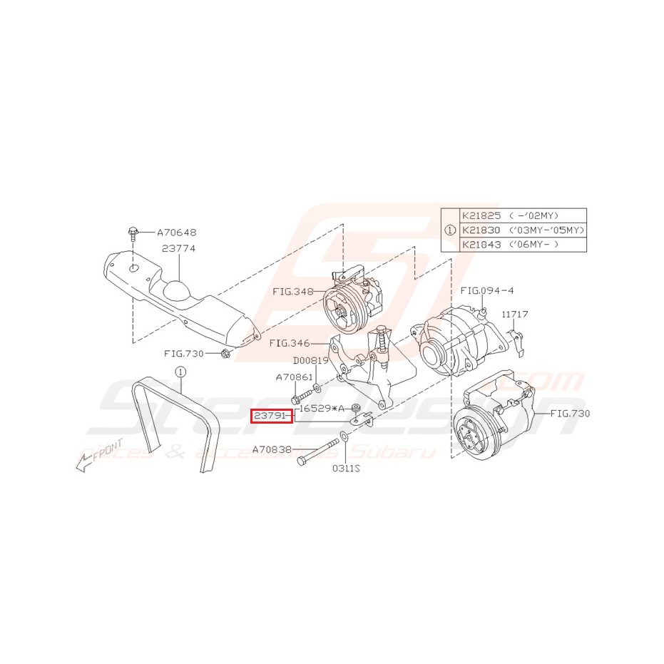 Support Origine Subaru Wrx Sti Stef Design