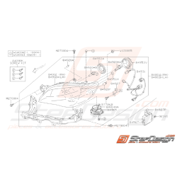 Schéma Phare Type HID Origine Subaru WRX STI 2006 2007 Stef Design