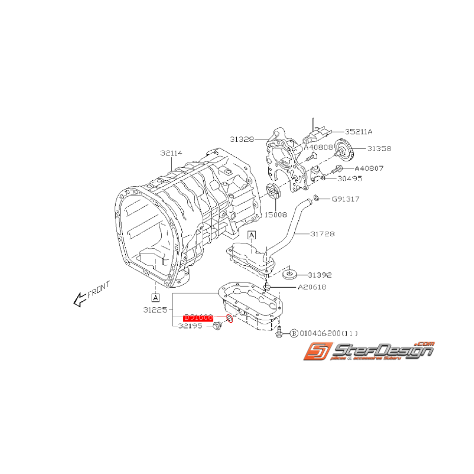 Bague joint bouchon vidange boîte de vitesses & pont de transmission  arrière (91-12, 22x27x1.6) - V/A MotorSport