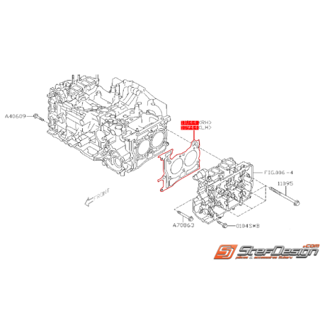 Joint de culasse origine 1mm SUBARU DIESEL 2010