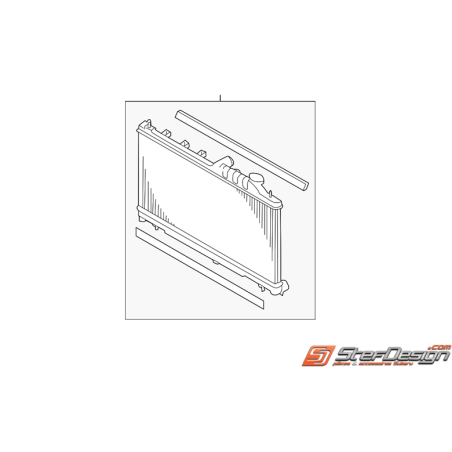 Radiateur d'eau origine SUBARU STI 2009