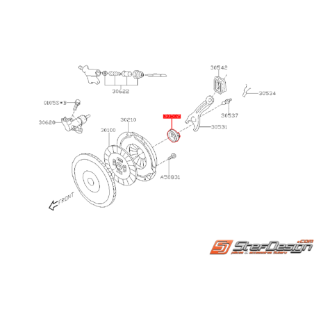 Butée d'embrayage SUBARU Legacy 2003