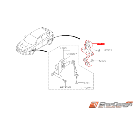 Capteur de position de feu arrière WRX/STI 08-14