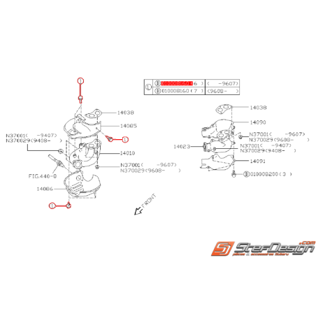 Vis de levier de vitesse WRX/STI 01-07