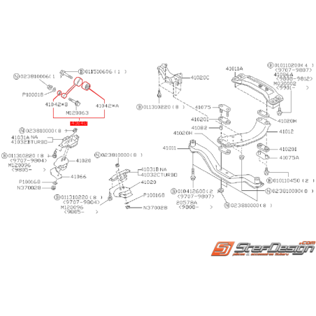 Os de boite origine SUBARU FORESTER 1997