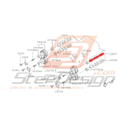 Arbre de transmission boite 6 vitesses avec DCCD STI 08-14