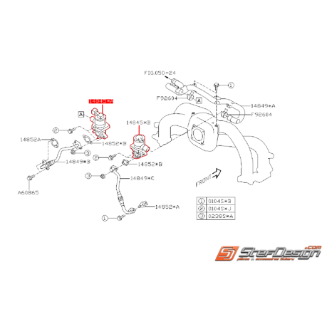 Moteur d'aspiration de TGV SUBARU Legacy 2006