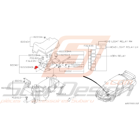 Fusible principal 120A impreza 2.0l R