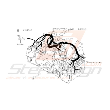 Faisceau moteur subaru diesel EJ20Z 2009-2010