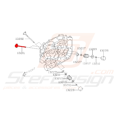 Soupape admission pour Subaru Forester SH5 2008