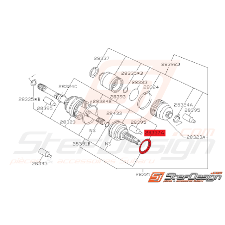 Déflecteur Cardan Avant Origine Subaru GT 2000