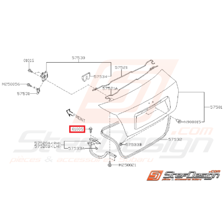 Vis de levier de vitesse WRX/STI 01-07