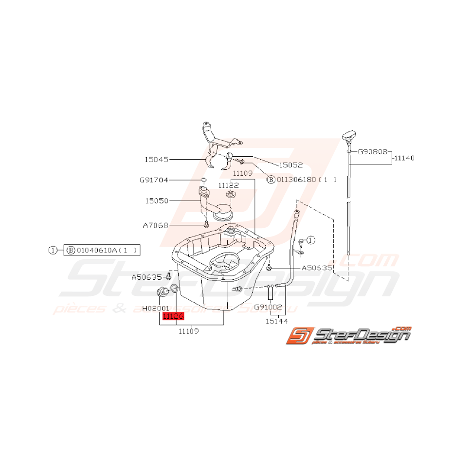 Carter d'huile moteur Cloisonné KILLER B GT/STI 1993-2000 WRX/STI 2001-2018