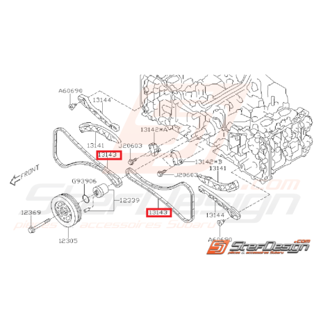 Chaîne de distribution pour SUBARU BRZ / TOYOTA GT 86