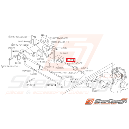 Capteur pression SUBARU IMPREZA GT 97-00