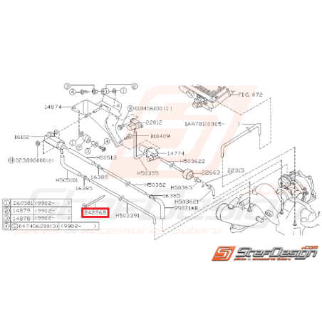 Collier solénoïde SUBARU GT WRX/STI 