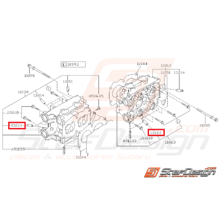 Guide de soupape d'échappement GT 97-00 WRX/STI 01-14