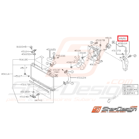 Vase expansion WRX 2001-2002