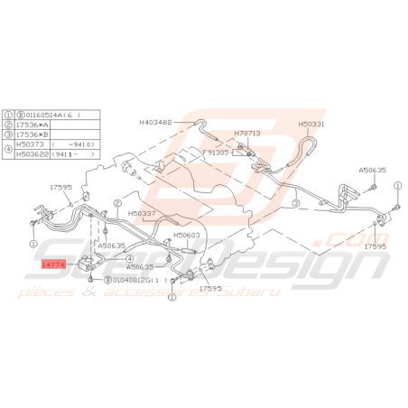 Valve Solénoïde Origine Subaru GT 1994 - 1996