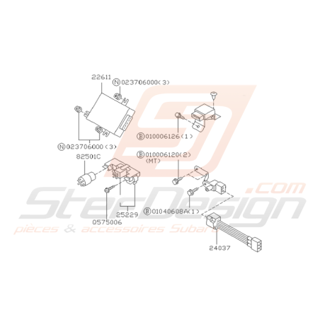 Ensemble Relais et Sonde Origine Subaru GT 1993 - 2000