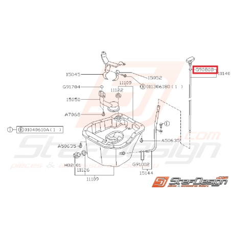 Joint torique de jauge a huile SUBARU BRZ / TOYOTA GT 86