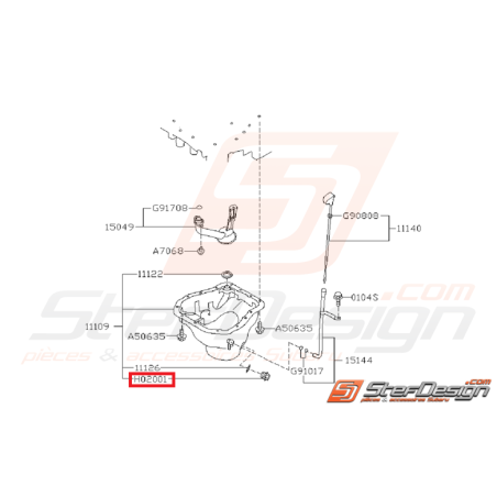 Bouchon Carter D'huile Origine Subaru GT 93 - 00 WRX / STI 01 - 14