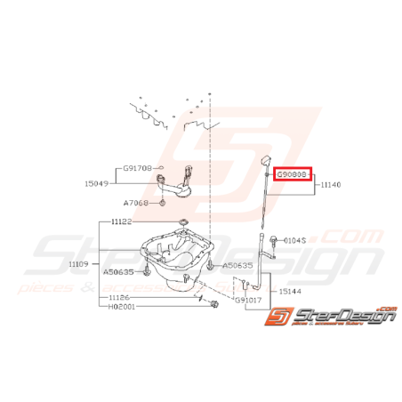 Joint torique de jauge a huile SUBARU BRZ / TOYOTA GT 86