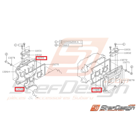 Joint puits de bougie GT-WRX-STI 96-19