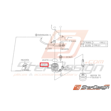 Modine d'huile origine subaru GT 93-00