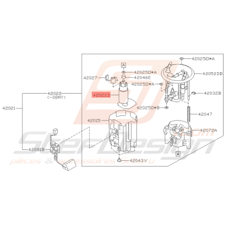 Pompe à Essence Origine Subaru STI 2008 - 2014