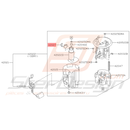 Faisceau de Pompe à Essence Origine Subaru STI 2008 - 2014