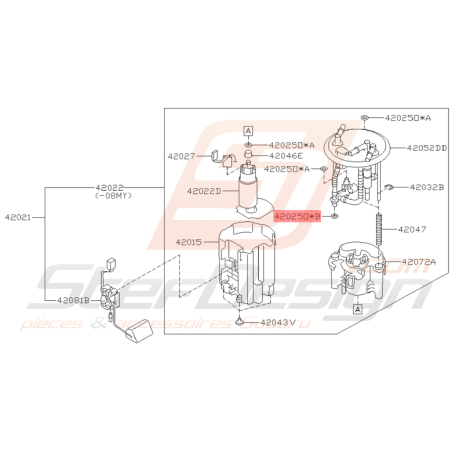 Joint Pompe à Essence Origine Subaru STI 2008 - 2014