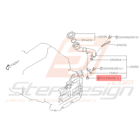 Vis Origine Subaru GT