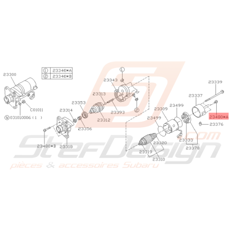 Vis Origine Subaru GT