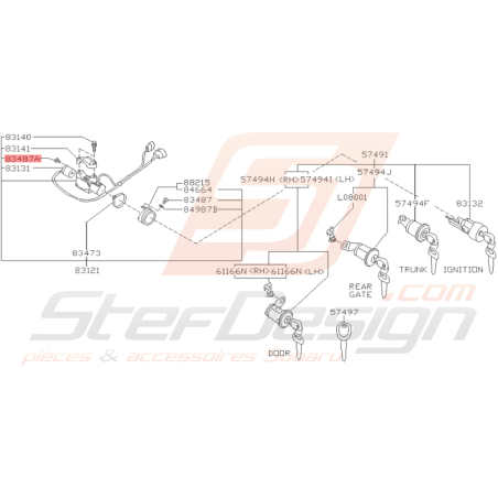 Vis Origine Subaru GT