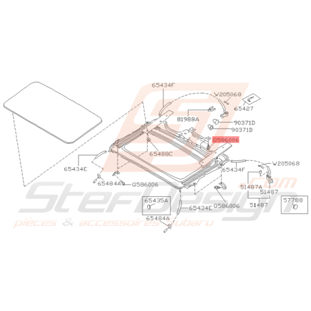 Vis Taraudeuse Hexagonale Origine Subaru GT 