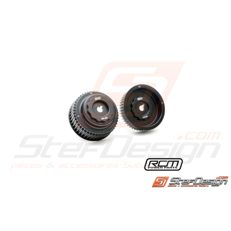 Kit 2 poulies d'échappement RCM GT 99-00 et WRX 01-10 STI 01-07