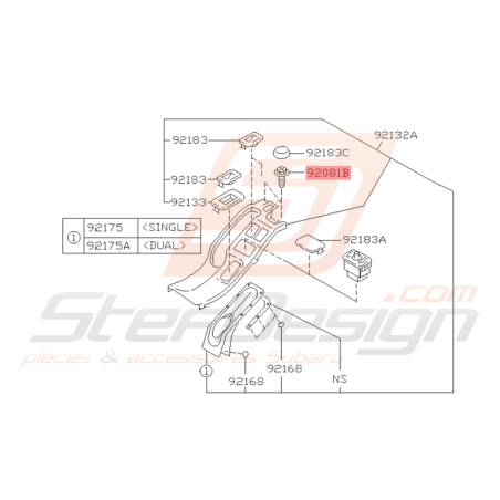 Vis Taraudeuse Origine Subaru GT