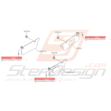 Vis Taraudeuse Origine Subaru 