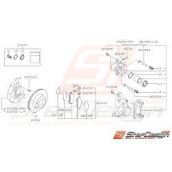 Kit Réparation Maitre Cylindre origine Subaru GT 97 - 98 sans ABS