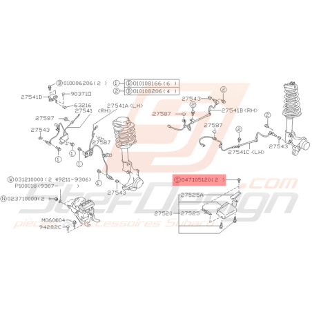 Vis Taraudeuse Origine Subaru GT