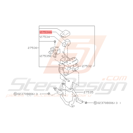 Relais de Bloc ABS Origine Subaru Impreza GT 1993 - 1996