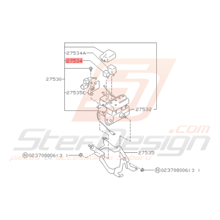 Relais Valve ABS Origine Subaru Impreza GT 1993 - 1996