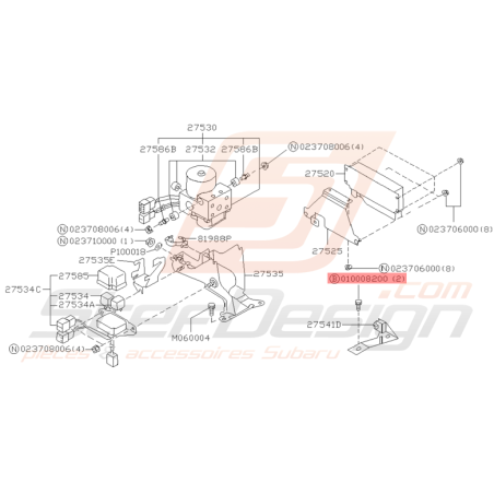 Vis Origine Subaru GT