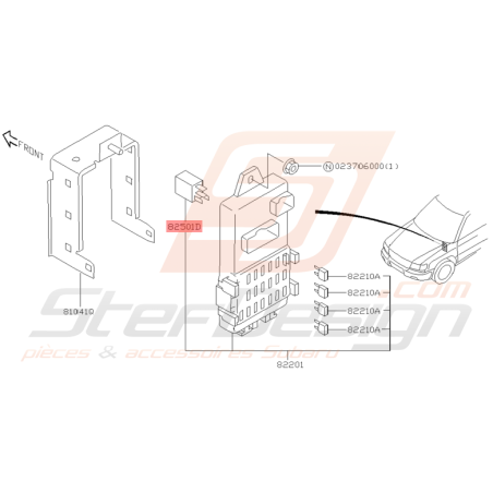 Relais Origine Subaru Impreza GT 1998 - 2000