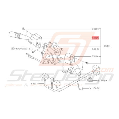 Clignotant Origine Subaru Impreza GT 1998 - 2000