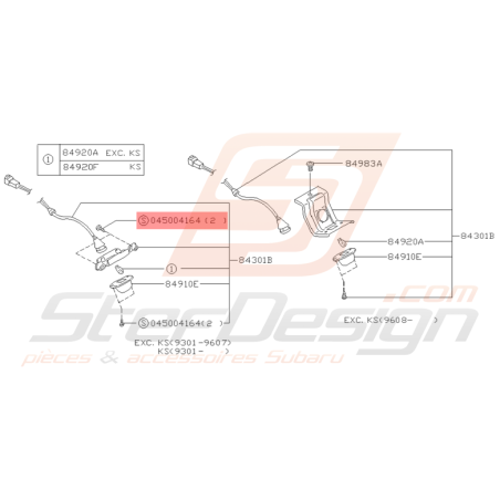 Vis Origine Subaru GT